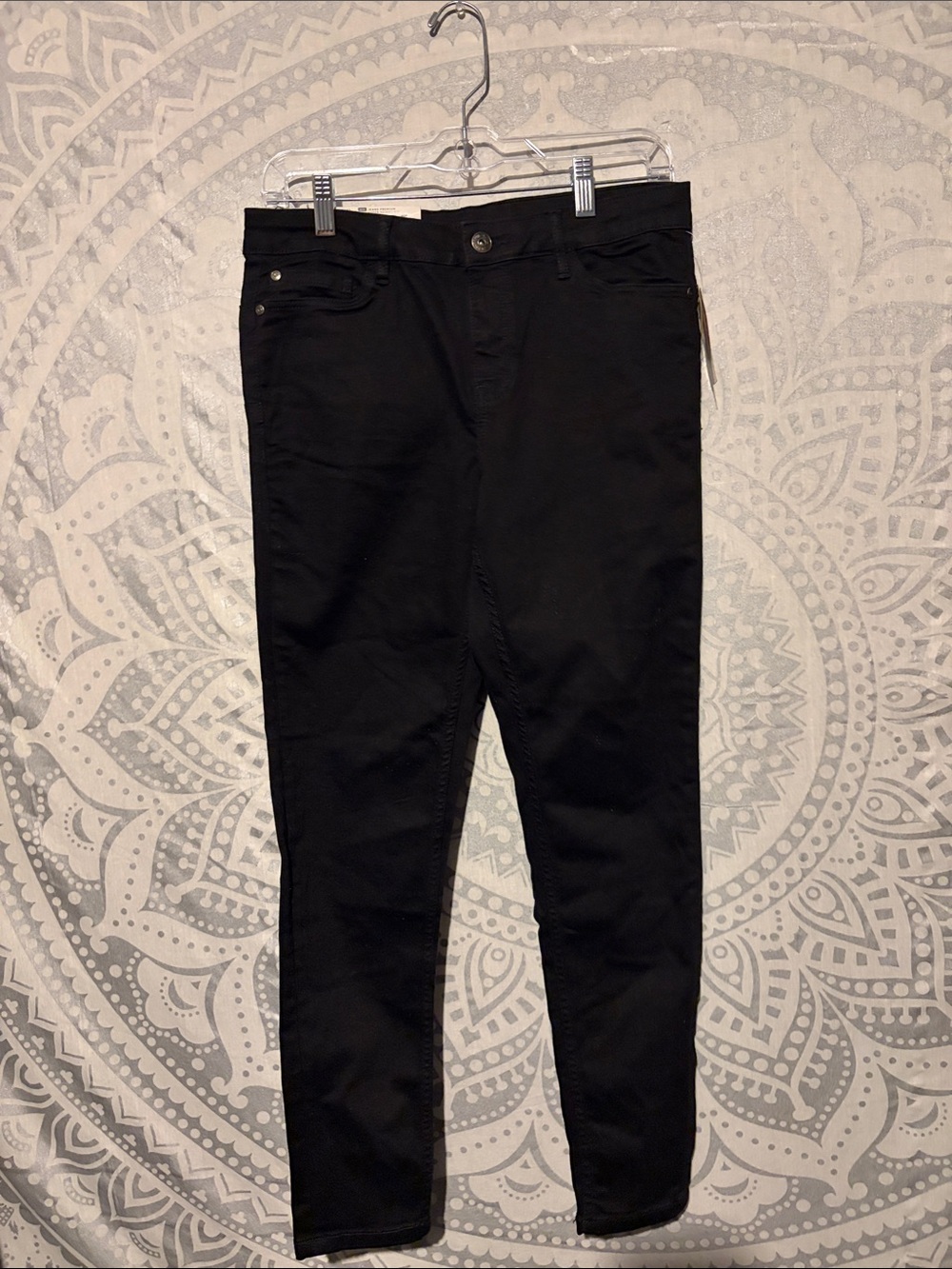 NWT Esmara Premium Black Super Skinny Stretch Denim Jeans size 30
